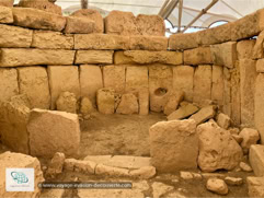 Ħaġar Qim Temple sur l'île de Malte