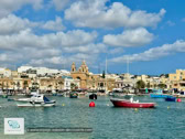 ville de Marsaxlokk sur l'île de Malte