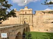 Ville de Mdina sur l'île de Malte