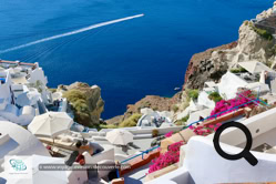 Village de Oia sur l'Île de Santorin - Grèce