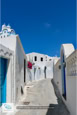 Village de Megalochori sur l'Île de Santorin - Grèce