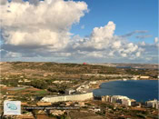 Ville de Mellieħa sur l'île de Malte