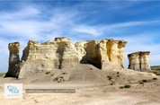 Monument Rocks National Landmark au Kansas