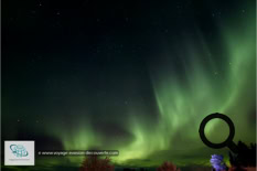 Aurores boréales en Laponie