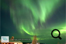 Aurores boréales en Laponie