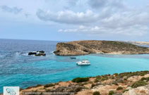 Blue Lagoon sur l'île de Comino dans l'archiplel maltaise