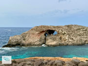 Crystal Lagoon sur l'île de Comino dans l'archipel maltaise