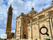 La basilique Notre-Dame Ta' Pinu de Għarb sur l'île de Gozo