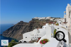 Village de Firostefani sur l'Île de Santorin - Grèce