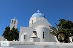 Village de Firostefani sur l'Île de Santorin - Grèce