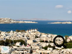 Village de Mykonos sur l'Île de Mykonos - Grèce