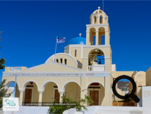 Village de Oia sur l'Île de Santorin - Grèce