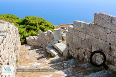 Site antique de Théra sur l'Île de Santorin - Grèce