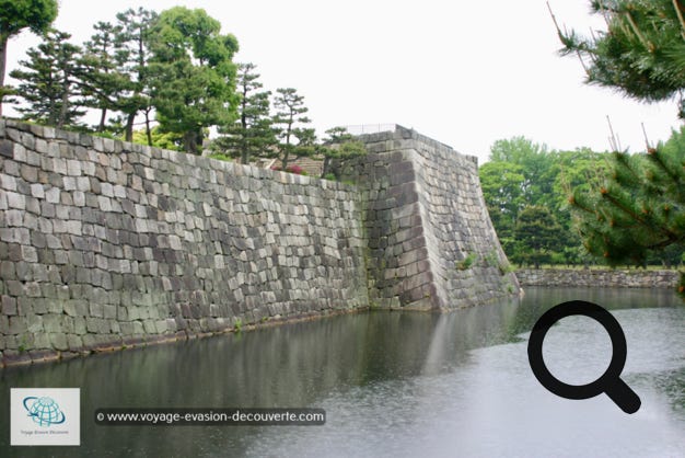 Construire en 1603, il se constitue de deux cercles concentriques de fortifications, des palais Ninomaru et Honmaru, de divers bâtiments de soutien et de plusieurs jardins. Il couvre une surface totale de 275 000 m2 dont environ 8 000 m2 de constructions.