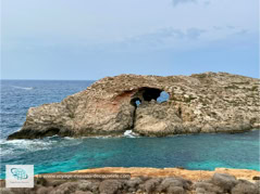 Crystal Lagoon sur l'île de Comino dans l'archipel maltaise