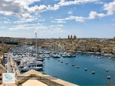 Le Fort Saint-Angelo dans la ville de Il-Birgu sur l'île de Malte