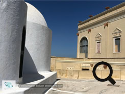 Village de Pyrgos sur l'Île de Santorin - Grèce