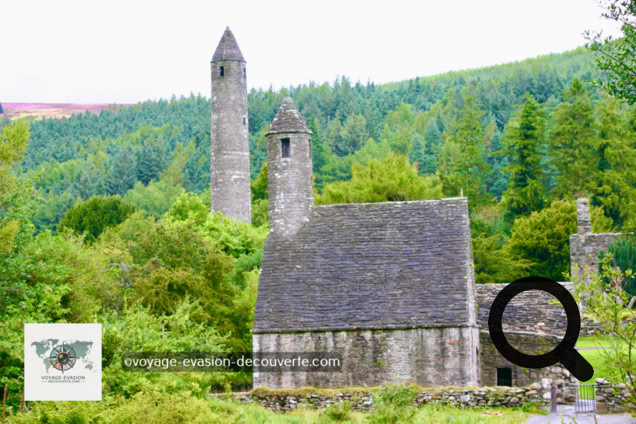 Le village se trouve sur le site d'un ancien monastère dans le comté de Wicklow. Il a été établi au VIe siècle par Saint Kevin, un prêtre ermite, et détruit par les Anglais en 1398.