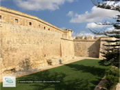 Ville de Mdina sur l'île de Malte
