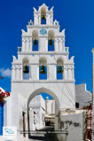 Village de Megalochori sur l'Île de Santorin - Grèce