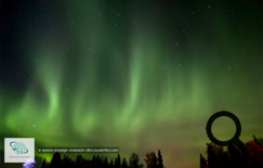 Aurores boréales en Laponie