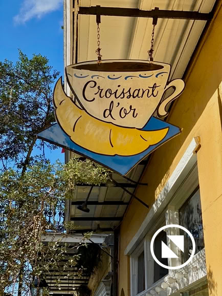 Avant de quitter la Nouvelle-Orléans, n’hésitez pas à aller prendre  un petit déjeuner ou d’aller goûter une pâtisserie dans la boulangerie  Française, le Croissant d’Or. 