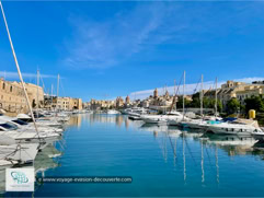 Ville de L-Isla sur l'île de Malte