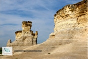 Monument Rocks National Landmark au Kansas