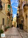 Ville de Il-Birgu sur l'île de Malte