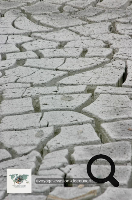 Le secteur est très différent de ce qu’on avait vu jusqu’ici à Yellowstone. À Mud Vulcano, la boue est reine et vous découvrirez beaucoup de marmites de boue. Ces formations de boues, autrefois appelés salses lorsqu'ils paraissaient de taille modeste, sont la conséquence de l'expulsion de gaz souvent abondant, principalement à base de méthane et d'hydrocarbures légers, mais également du dioxyde de carbone et de l'azote avec de la vapeur d'eau assez chaude ; boue, c'est-à-dire d'argiles et d'eau. 