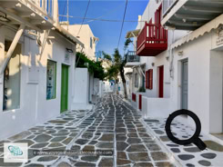 Village de Mykonos sur l'Île de Mykonos - Grèce