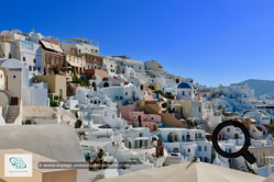 Village de Oia sur l'Île de Santorin - Grèce