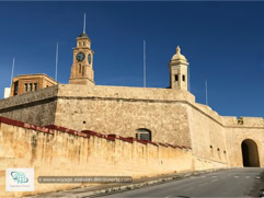 Ville de L-Isla sur l'île de Malte