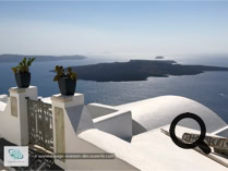 Village de Firostefani sur l'Île de Santorin - Grèce