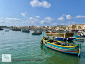 ville de Marsaxlokk sur l'île de Malte