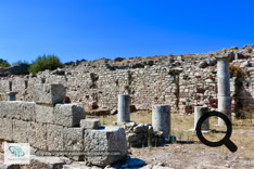 Site antique de Théra sur l'Île de Santorin - Grèce