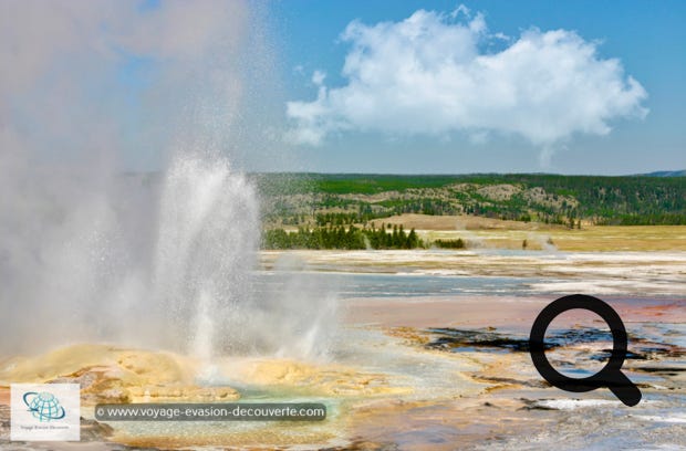C’est une quatrième section où l’on peut découvrir des piscines et des geysers actifs.