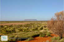 Uluru National Park dans l'état du Territoire du Nord en Australie