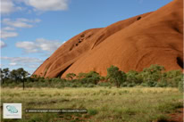 Uluru National Park dans l'état du Territoire du Nord en Australie